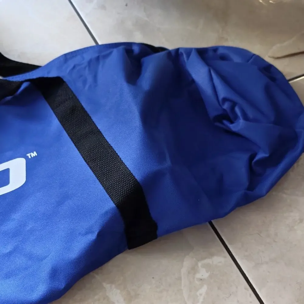 PRIMED Solid Blue/Black Accessory Bag with Black Carry Handles, Unisex Adult